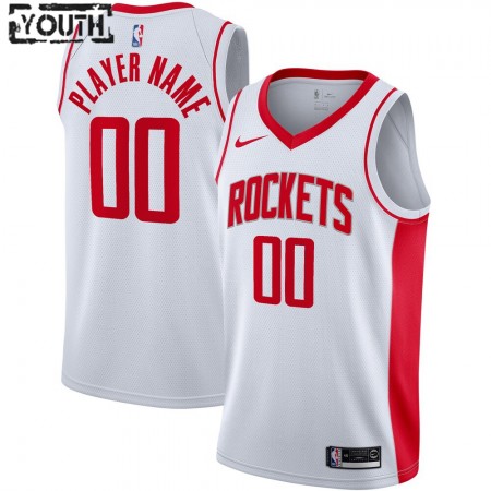 Kinder NBA Houston Rockets Trikot Benutzerdefinierte Nike 2020-2021 Association Edition Swingman